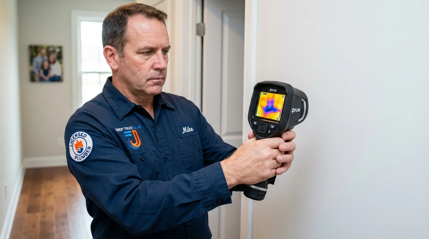 Thermal imaging leak detection by Johns Plumbing LLC in Diamondhead